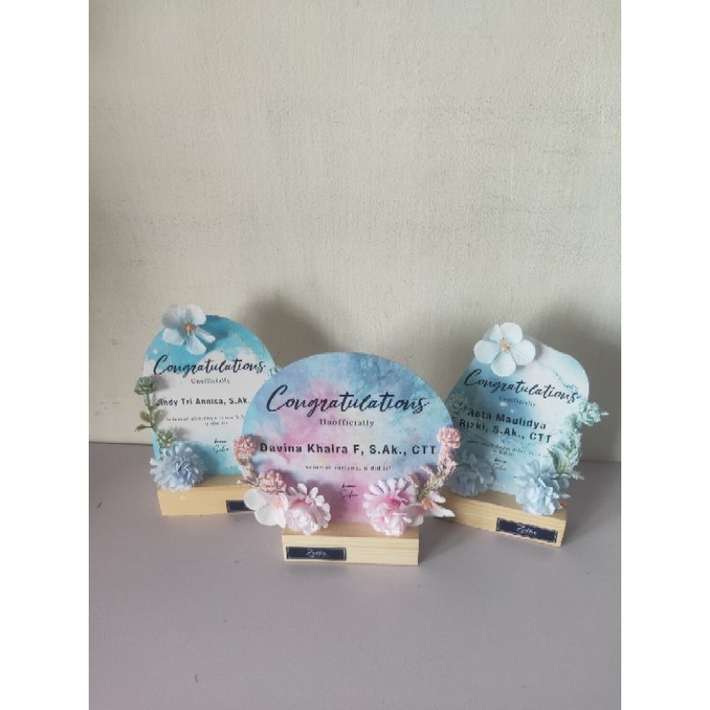 MINI STANDING FLOWER | Standing Flowers Mini | Standing Ucapan Kado Wisuda