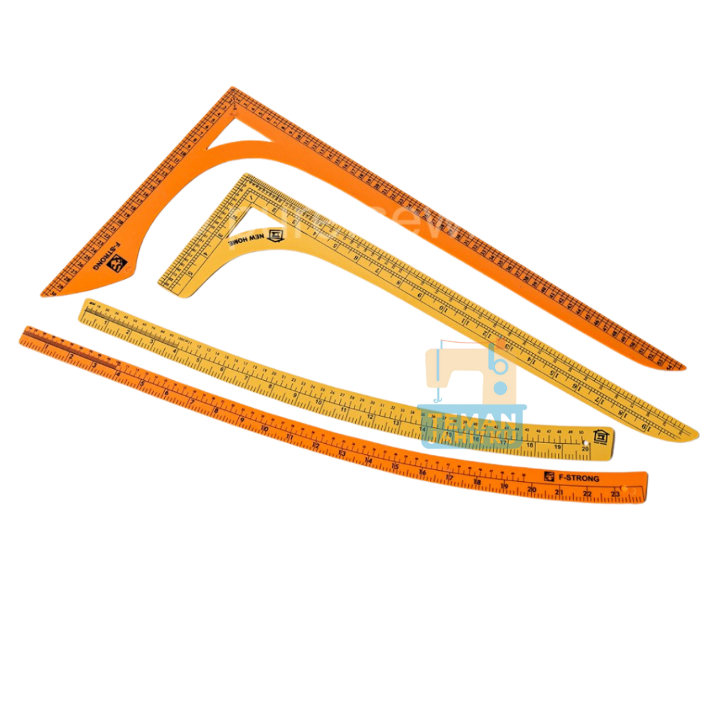 PENGGARIS POLA JAHIT PAKAIAN SET / PENGGARIS ROLL SIKU (MEREK RANDOM)