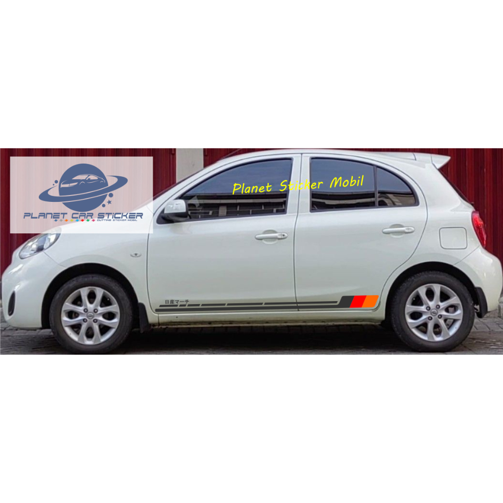 sticker march stiker list body mobil nissan march kanji jdm stiker list minimalist nissan march 3 wa