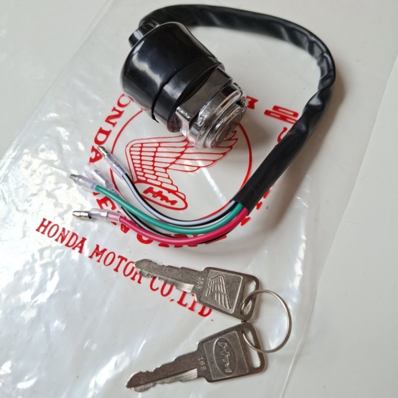 Kunci kontak kabel 4 NOS bahan besi cb100 cb125 CDI s90z benly cg cg125 cg110 gl100 gl125 modif cb