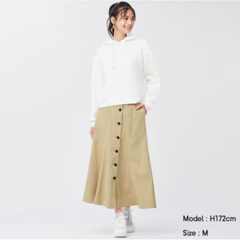 Defect Rok Corduroy Kancing by GU Uniqlo