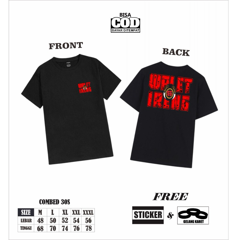 Kaos Walet Ireng PSHW-TM
