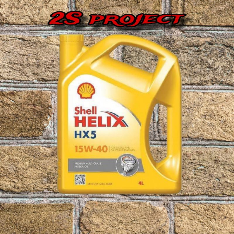 OIL OLI SHELL HELIX HX5 MOBIL 4LITER