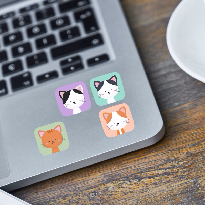 

Sticker Kitties | Sticker Laptop Helm Jurnaling Scrapbook Waterproof