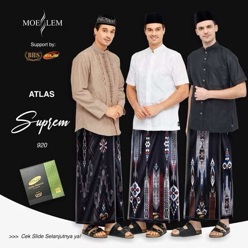 SARUNG ATLAS PREMIUM 920/KAIN SARUNG SUPER CANTIK DAN MEWAH