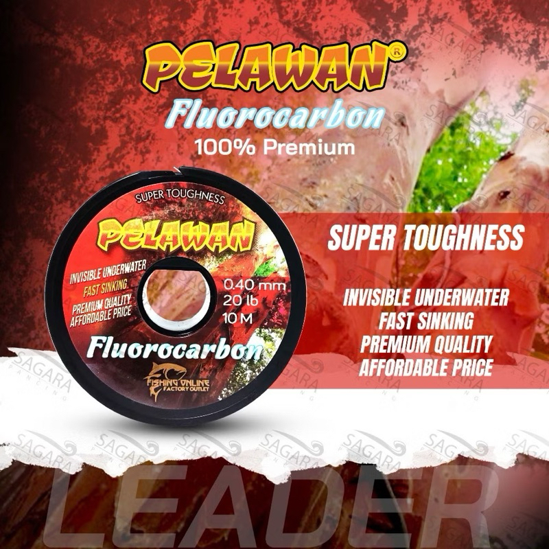 Leader pelawan flurocarbon | Leader murah kuat anti keriting