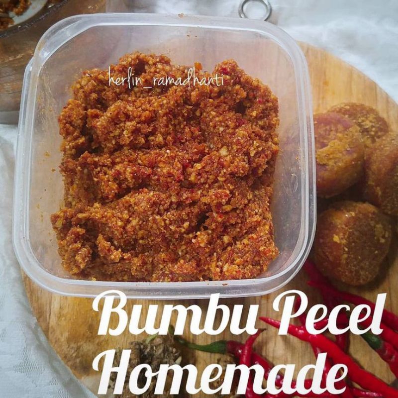 

SAMBEL BUMBU PECEL INSTAN sambel bumbu pecel madiun yang di olah secara traditional siap saji