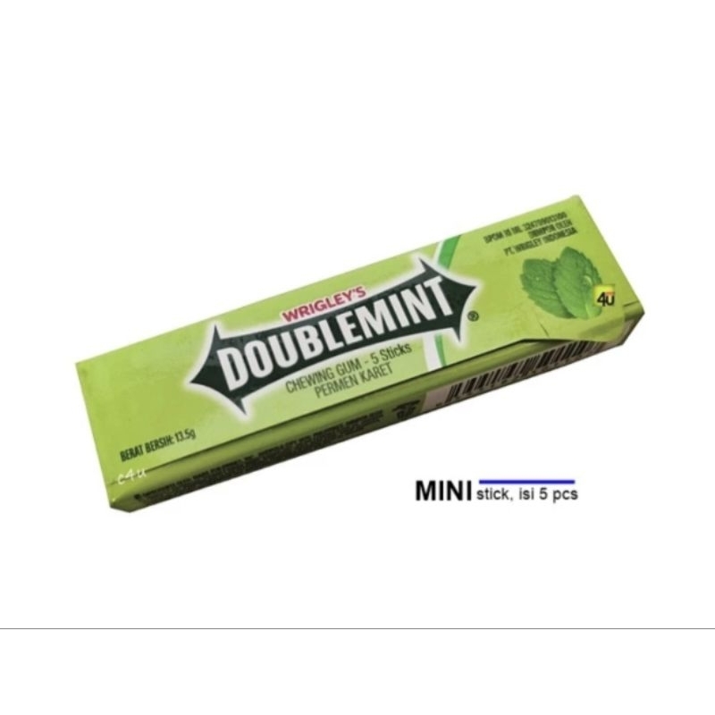 

Wrigleys's Doublemint Permen Karet Isi 5 Stick
