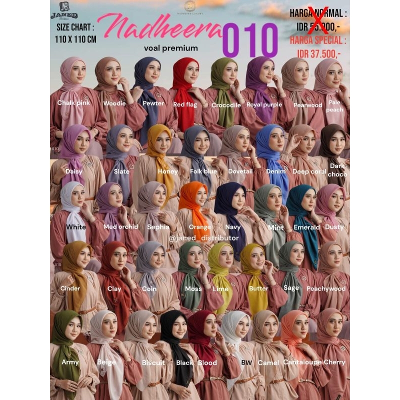 Hijab Nadheera N 010 by Nadheera Luxury