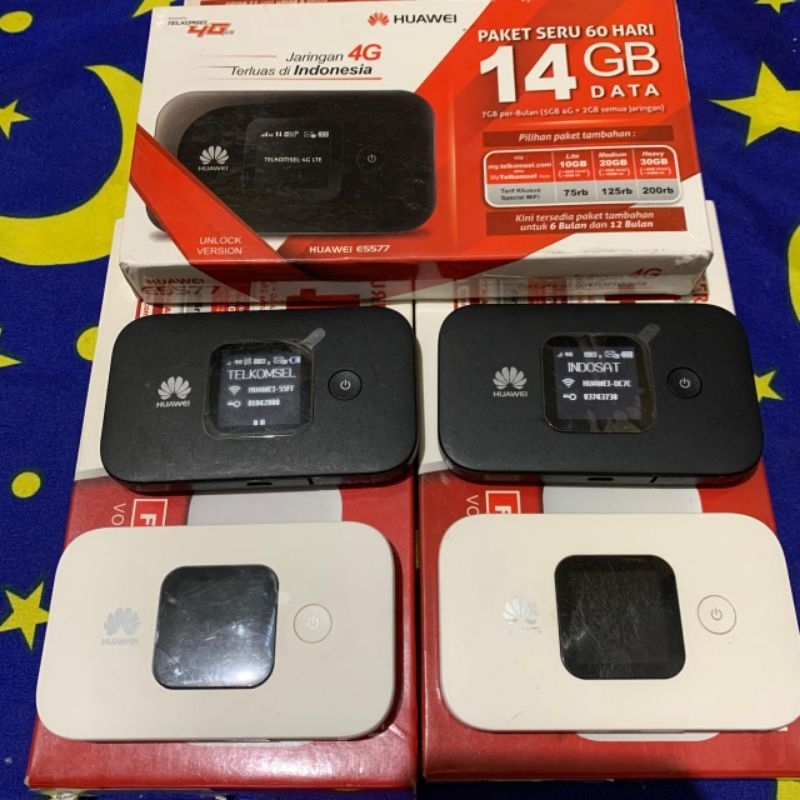 Modem Wifi Huawei E5577cs-603 Mifi Slim2 Unlock Fullmod Alloprator 4G LTE B1'B3'B40 Bisa Bypass