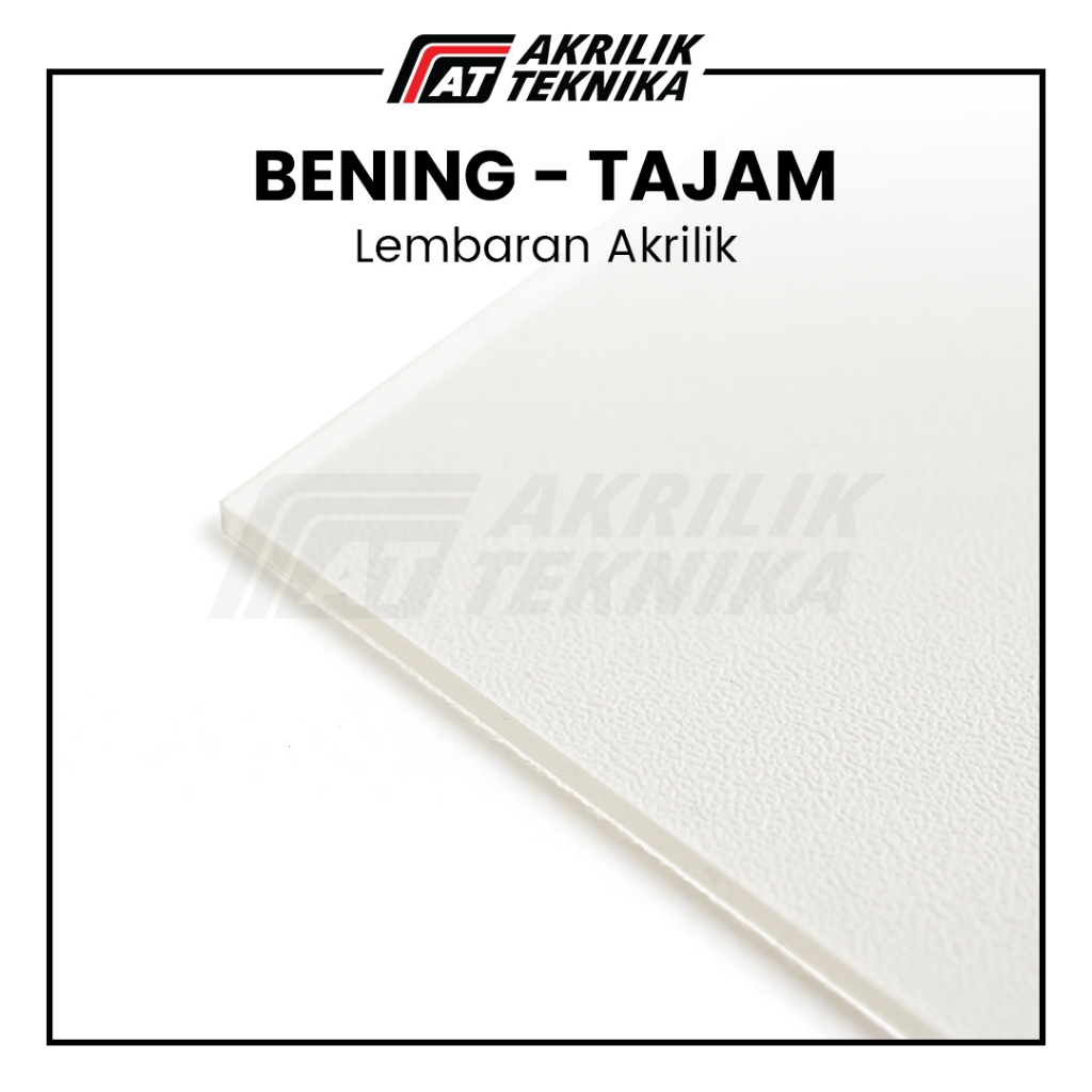 

RB Lembaran Akrilik A2 1.5mm / Acrylic Sheet Clear / Akrilik Bening Hitam Putih
