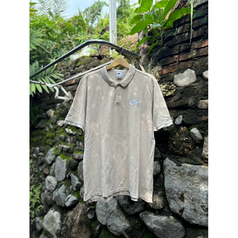 Polo Shirt Nike Cream Second Original