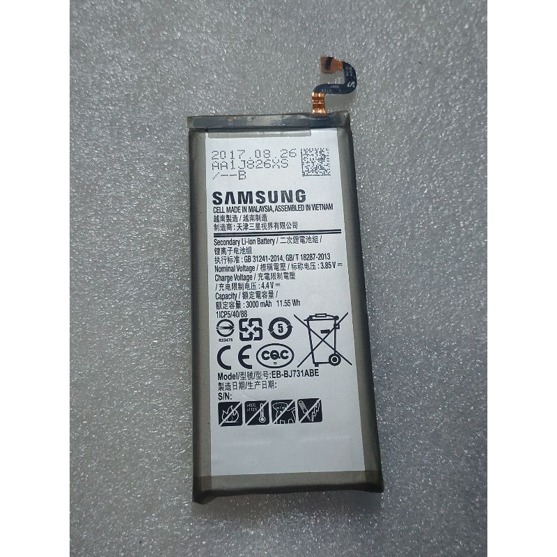 batre Samsung J7 plus ori copotan