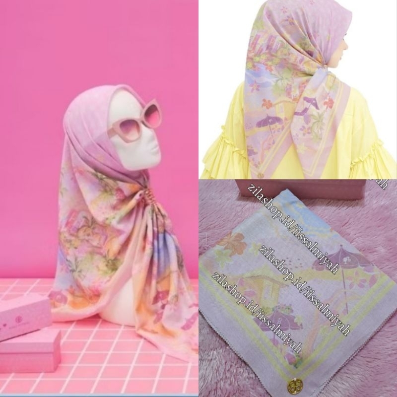 PL Nada puspita x barbie vacanza scarf anemone Pink