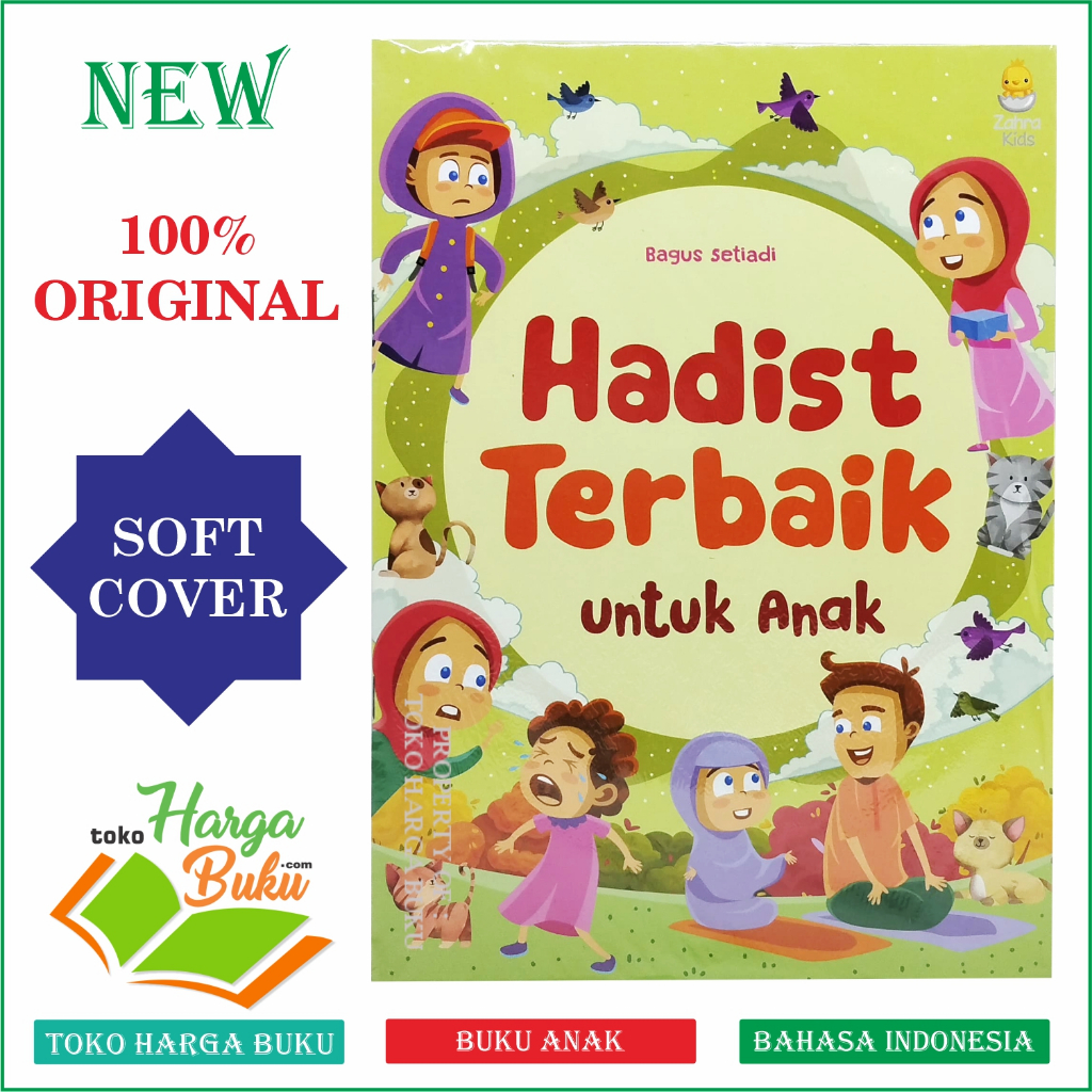 Hadits Terbaik untuk Anak Buku Aktivitas Harian Terbaik Hadis Anak FULL COLOR Zahra Kids - Elmadina