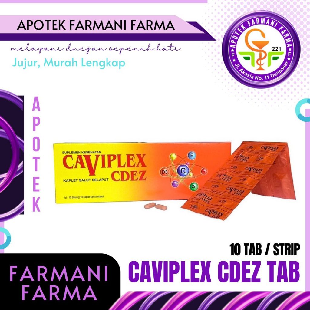 CAVIPLEX CDEZ 10 TABLET STRIP VITAMIN