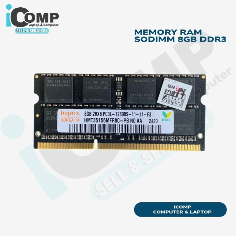 Memory RAM Laptop 8GB DDR3 Sodimm 8GB PC3L