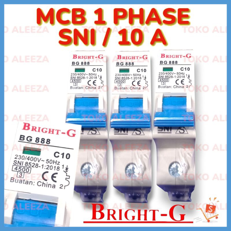 Sekring / MCB 10A / SNI / Original BRIGHT-G