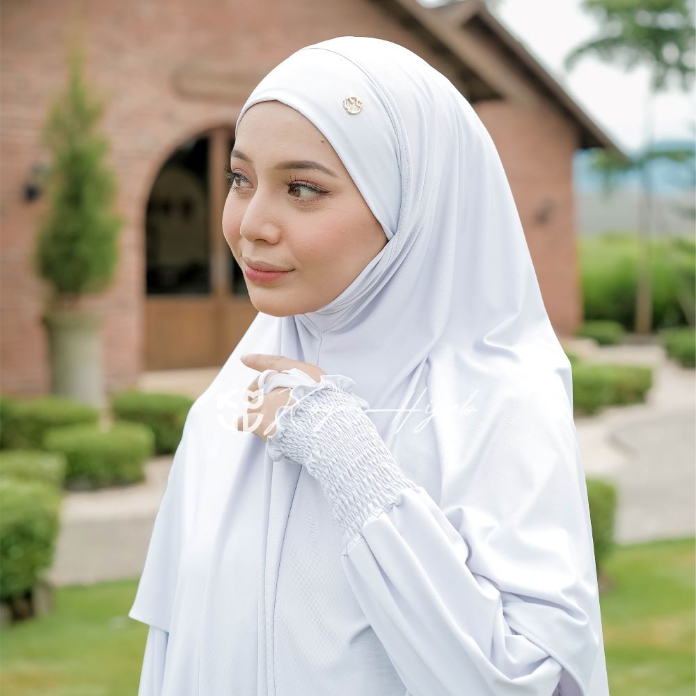 Koyu Hijab BERGO Wrinkles ( Bergo Only tidak dengan abaya )
