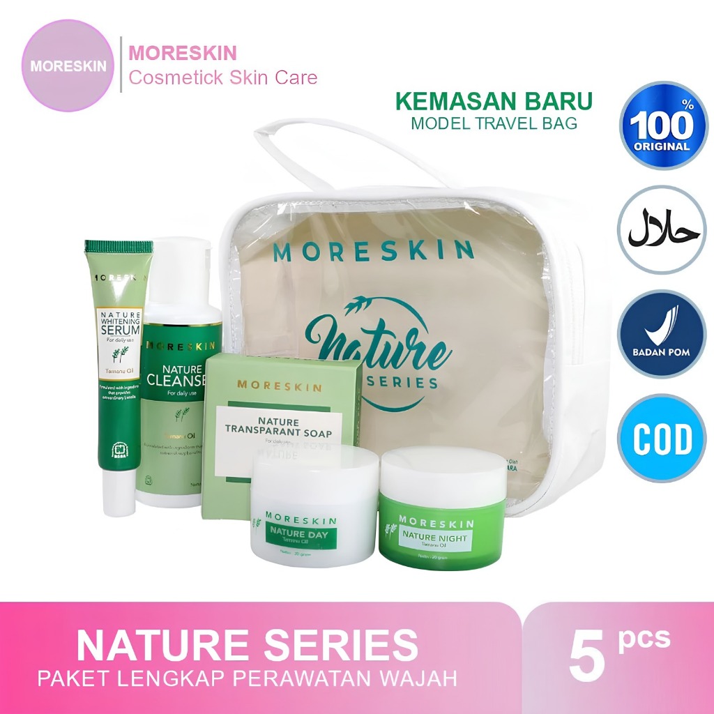 MORESKIN NATURE ORIGINAL NASA - Moreskin Paket Nature Nasa - Moreskin Nature / Moreskin 1 Paket