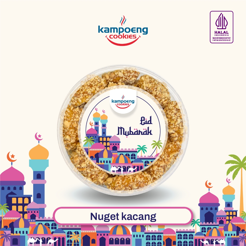 

Kue Kering Nugget Kacang Premium Kampoeng Cookies Lebaran Berat 500 gr