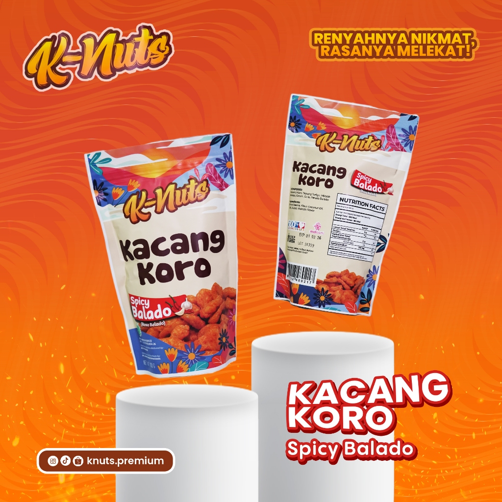 

KNUTS KACANG KORO SPICY BALADO