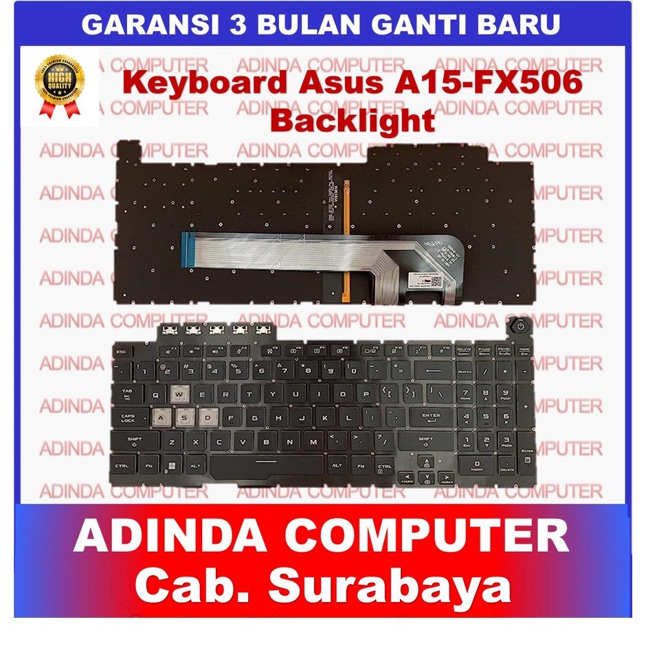 Keyboard Asus TUF A15 FX506 FA506IU FA506IV FA506Q FA506QM FX506IV FA506 FA506IH FA506II Backlight