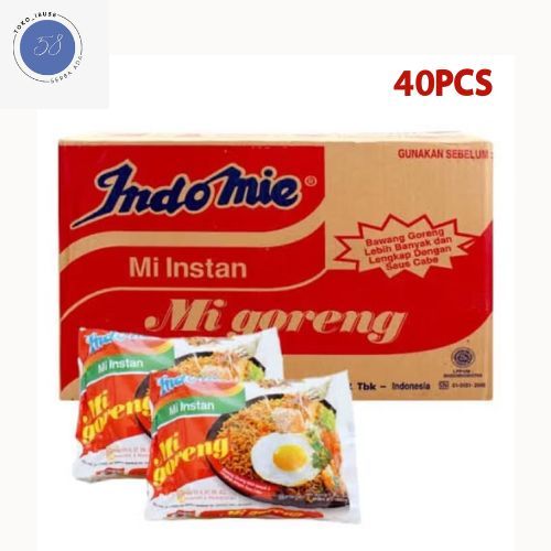 

INDOMIE GORENG kARTON/DUS ISI 40PCS UKURAN 85GRAM