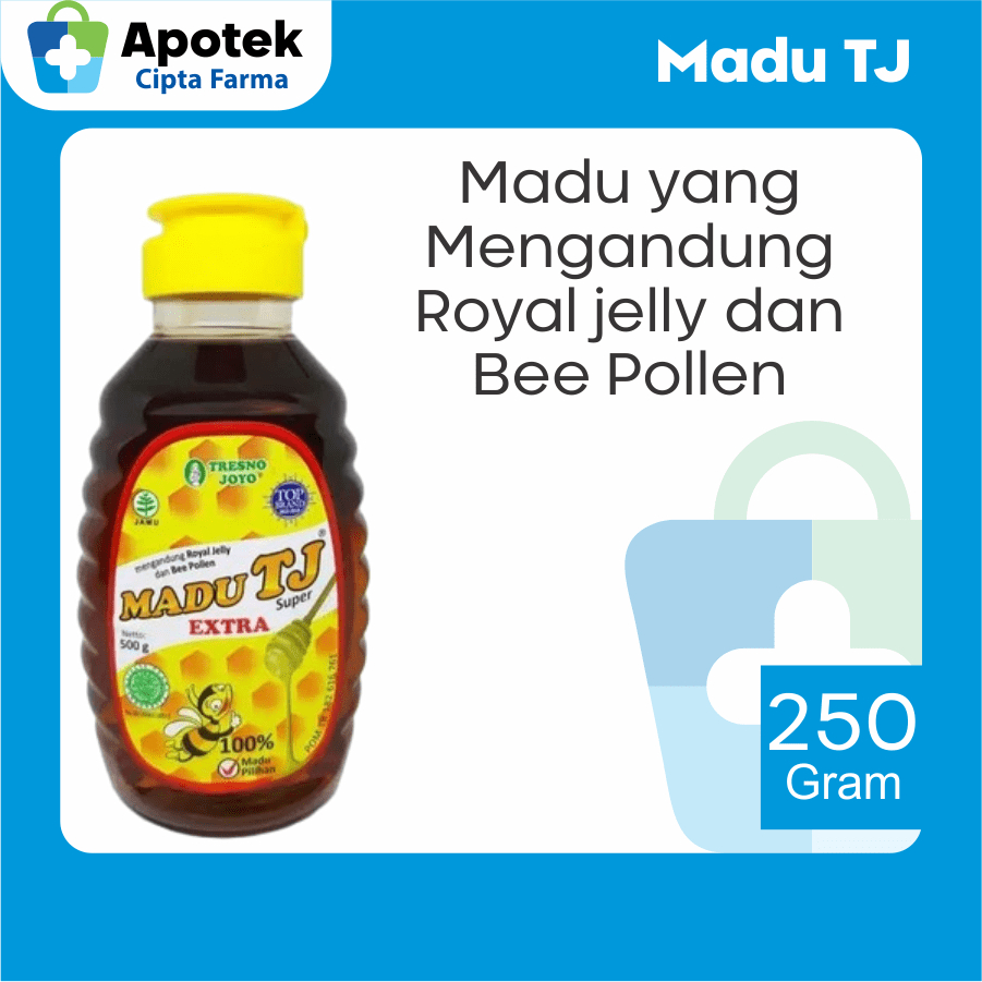 

Madu Tj Extra Super 500gr Tresnojoyo Royal Jelly Bee Pollen Madu Murni Madu Kesehatan Daya Tahan Tubuh