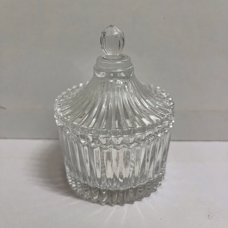 Candy Jar Kecil/ Toples Kristal Kaca / Glassware Jar Crystal Candy Jar / Toples Kaca Permen Hadiah S