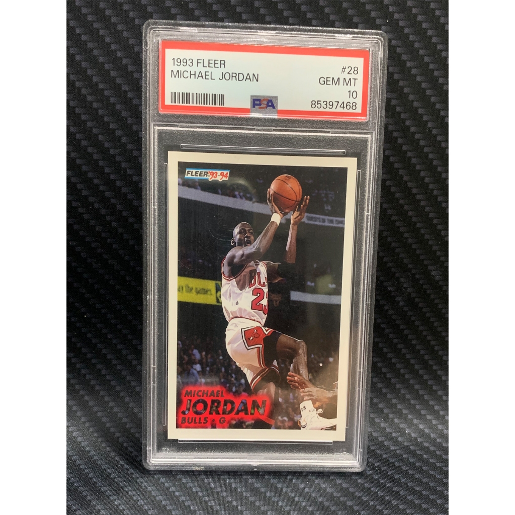 Michael Jordan 1993 FLEER PSA NBA CARD