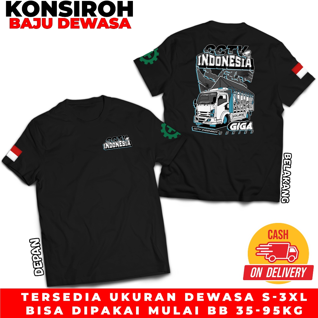 Kaos Dewasa Truckmania CCTV Indonesia Baju Dewasa Truckmania CCTV Indonesia Tshirt Truckmania Indone