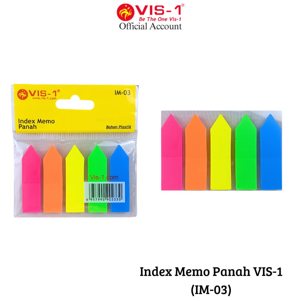 

VIS-1 Index Memo Panah IM-03 / Sticky Notes