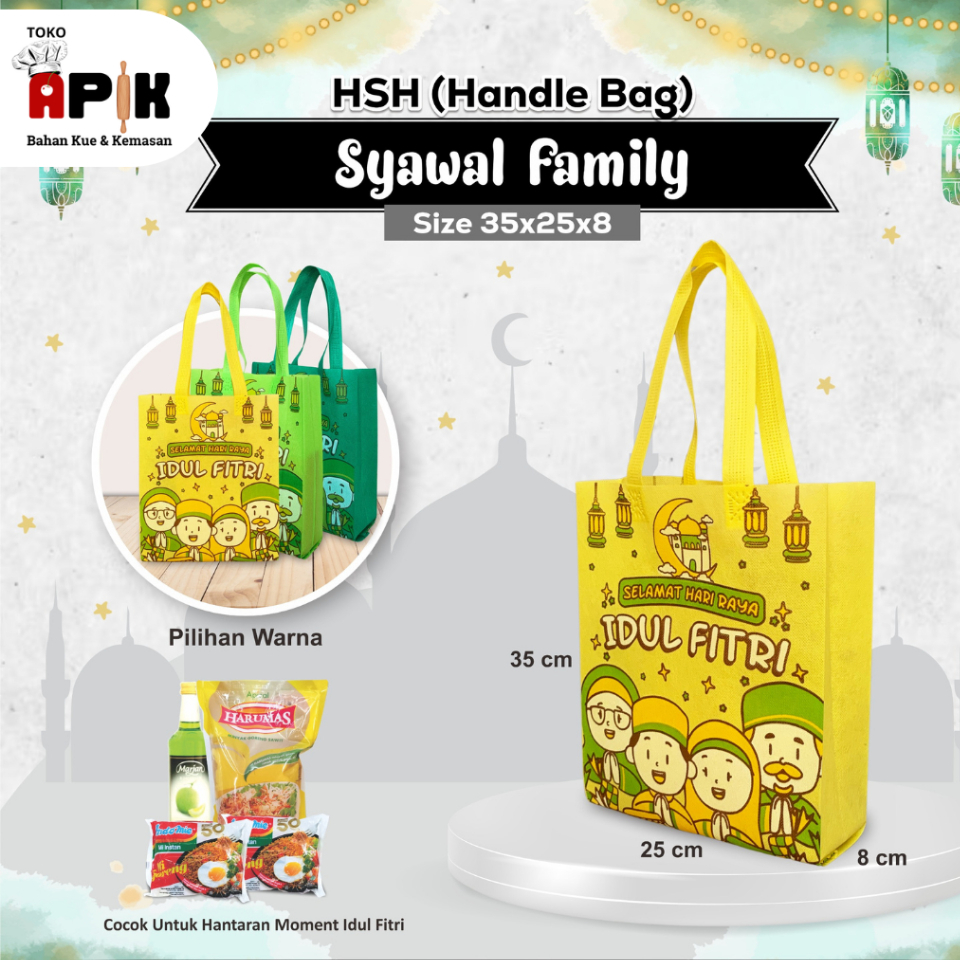 

Tas Parcel Lebaran Laminasi | Goodie Bag Idul Fitri | Tas Bingkisan Lebaran | Tas Lebaran