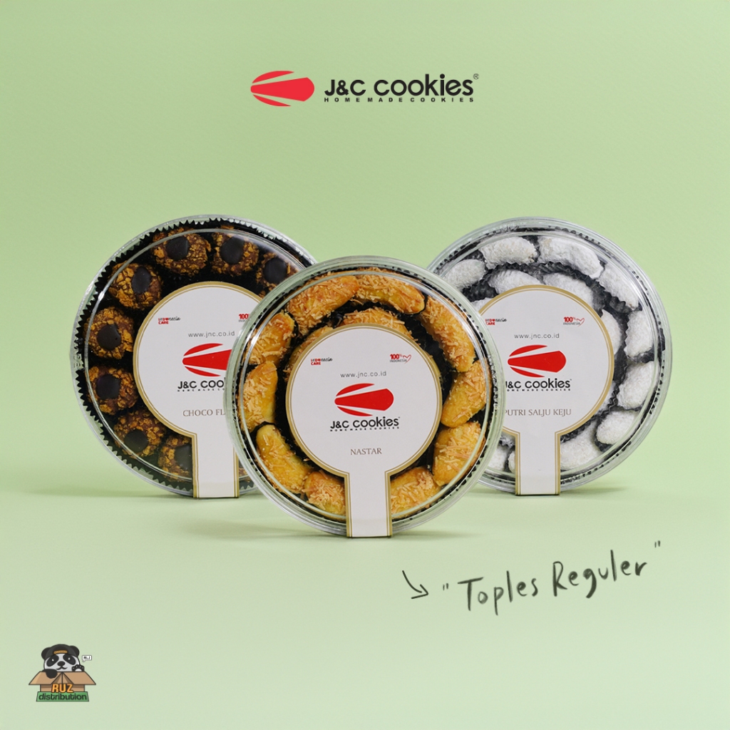 

J&C Cookies Kue Kering JNC Cookies Toples Reguler Kue Lebaran