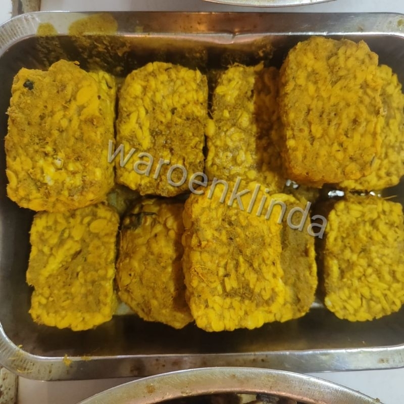 

Tempe ungkep / tempe bumbu kuning isi 5