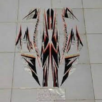 STIKER STRIPING JUPITER Z1 2013 PUTIH ORANGE