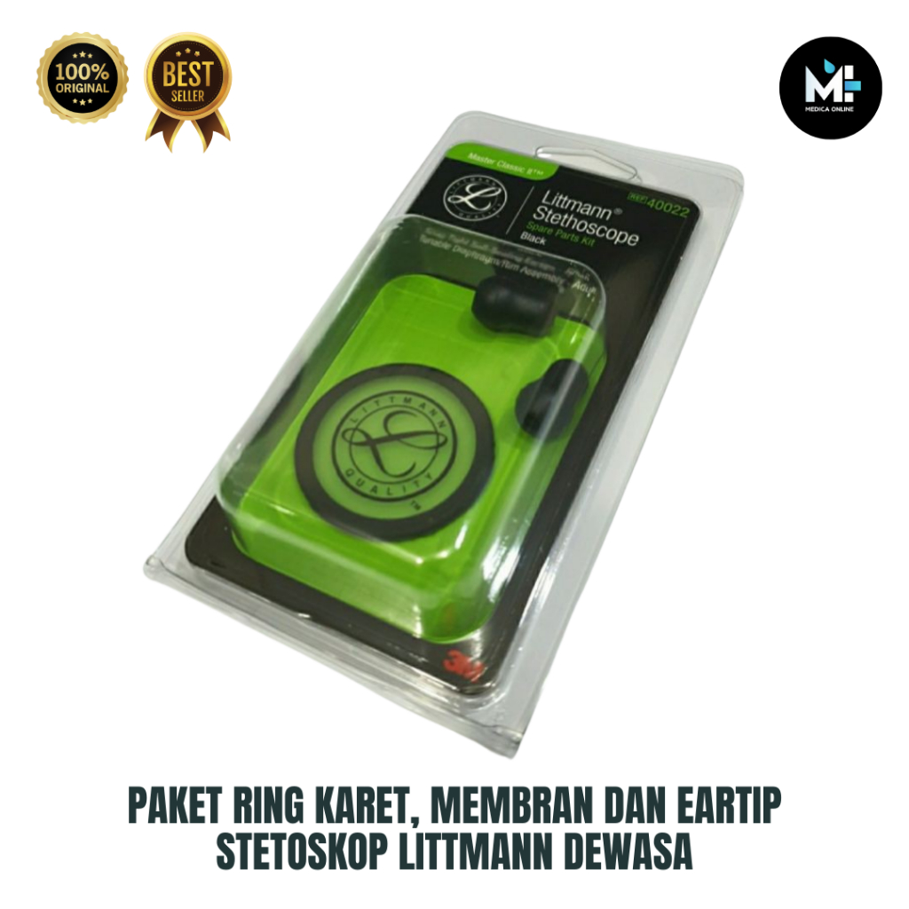 Paket Ring Karet, Membran dan eartip Stetoskop Littmann Dewasa