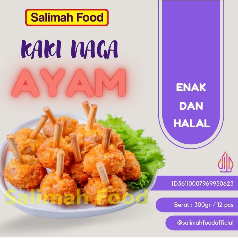 

Salimah Food Kaki Naga Ayam 12 pcs 300gr