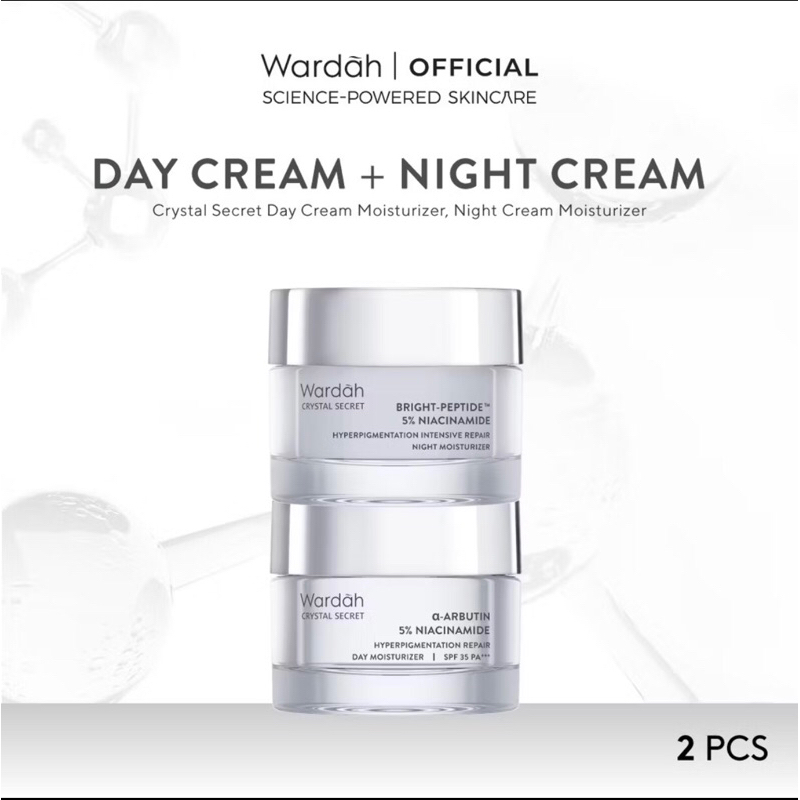 Wardah Day Cream + Night Cream