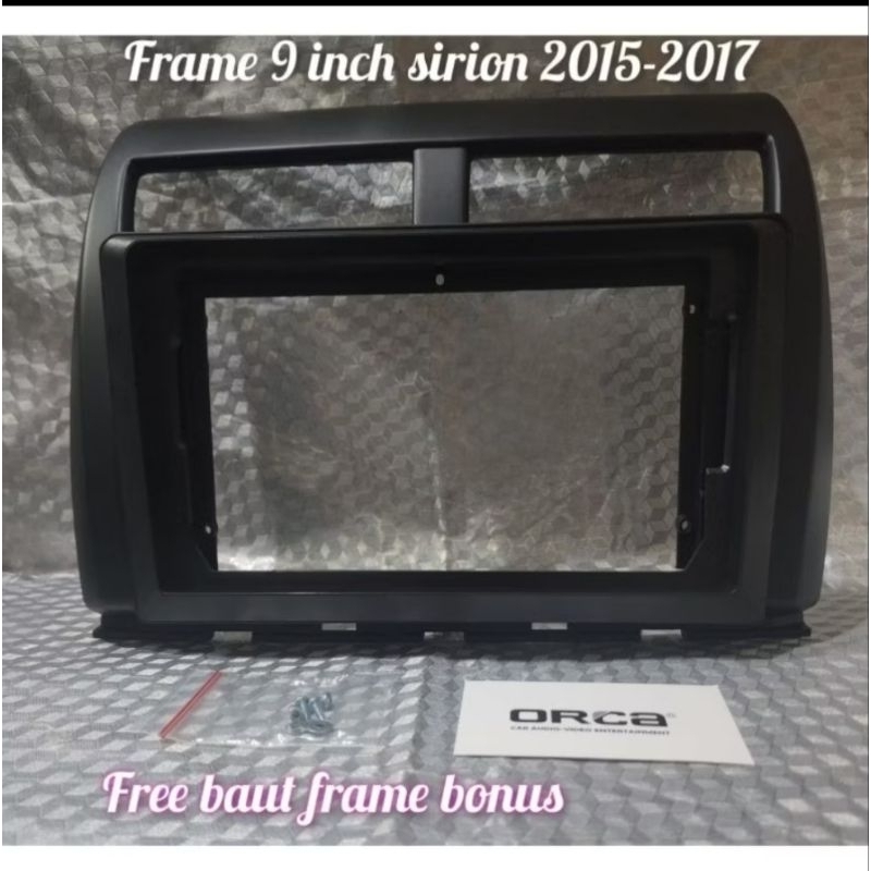 frame head unit android 9 inch mobil daihatsu sirion 2015-2017