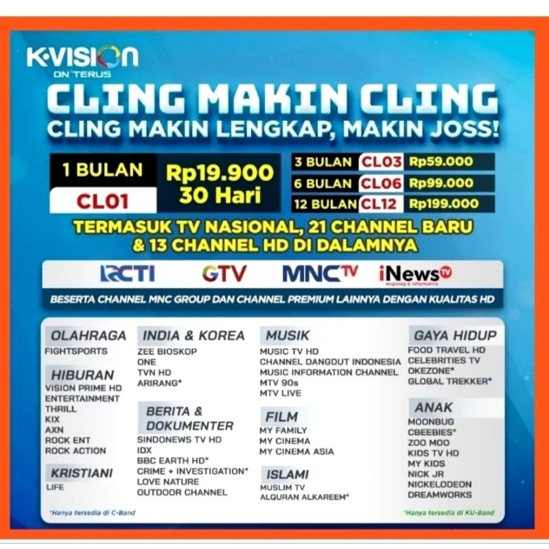 Paket Kvision cling