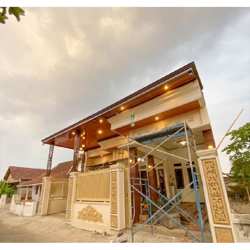 kanopy besi hollow berikut plvon pvc