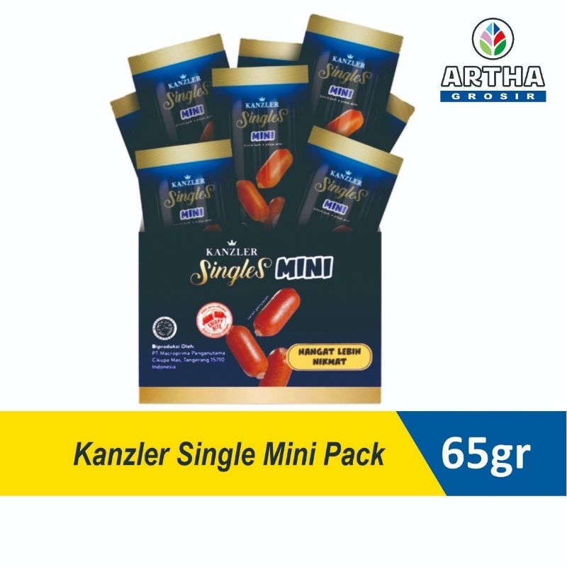 

Kanzler Single Mini Pack 65 gr isi 12 pcs