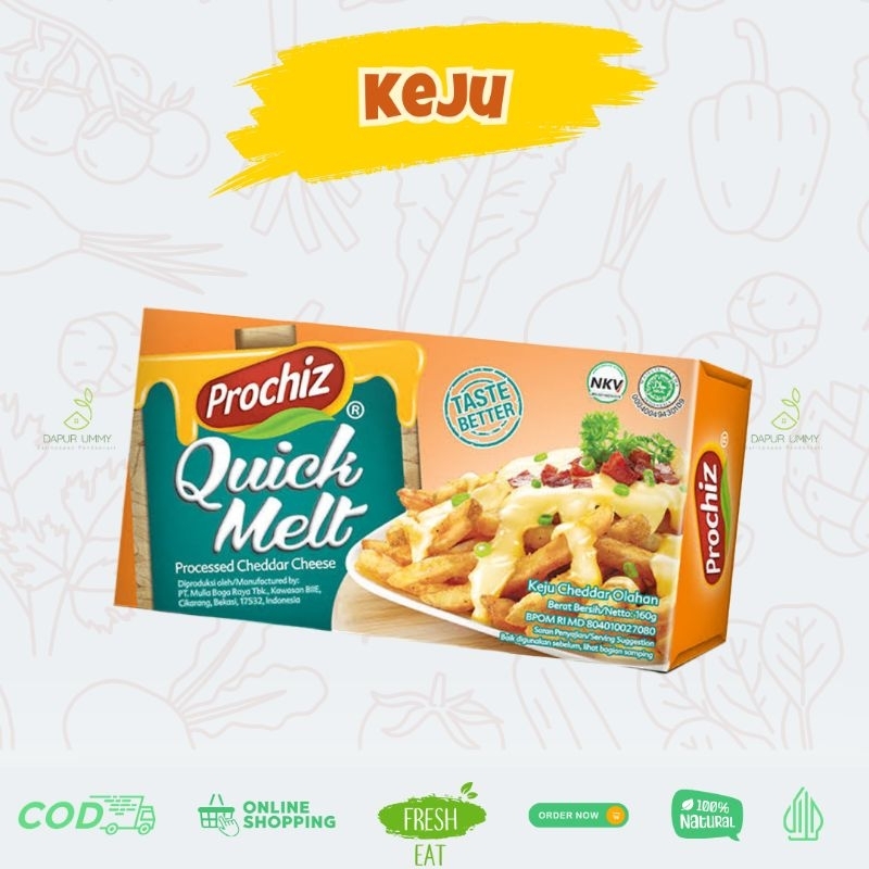 

PROCHIZ | Keju Prochiz Quick Melt 160g