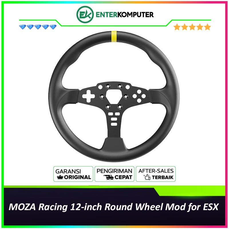 MOZA Racing 12-inch Round Wheel Mod for ESX