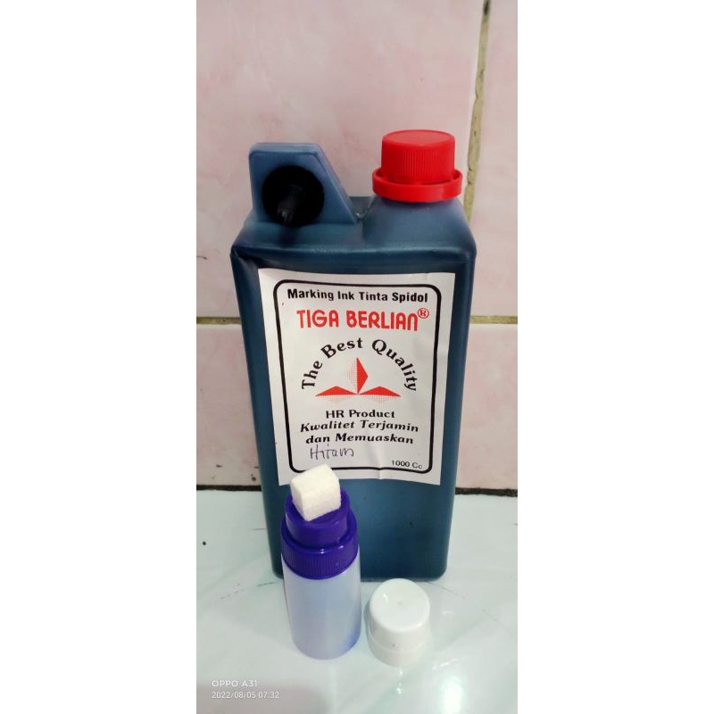 

Tinta permanen kandungan (mek) warna hitam (Tanpa botol spidol)