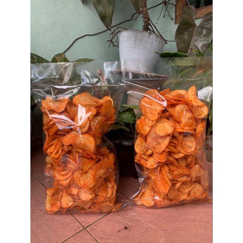 

keripik/snack/cemilan kentang Balado kriuk