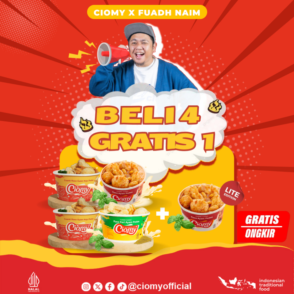 

Bundling 4 Mix Varian Cup Reguler + 1 Spicy Lite
