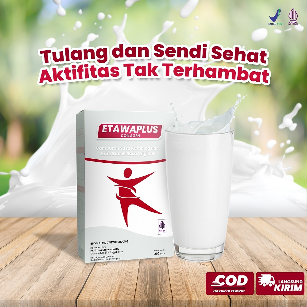 

Etawaplus Collagen - Susu Kambing Etawa Murni dengan Collagen Jaga Kesehatan Tulang dan Sendi